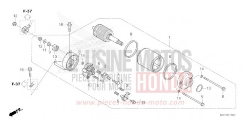 STARTER MOTOR ADV750N de 2022